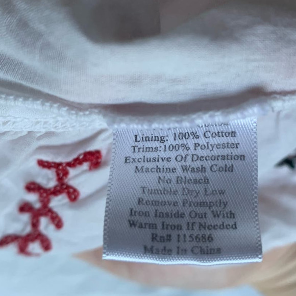 Johnny Was 3J Workshop Embroidered Tunic Tank Top, size Large - Picture 3 of 6